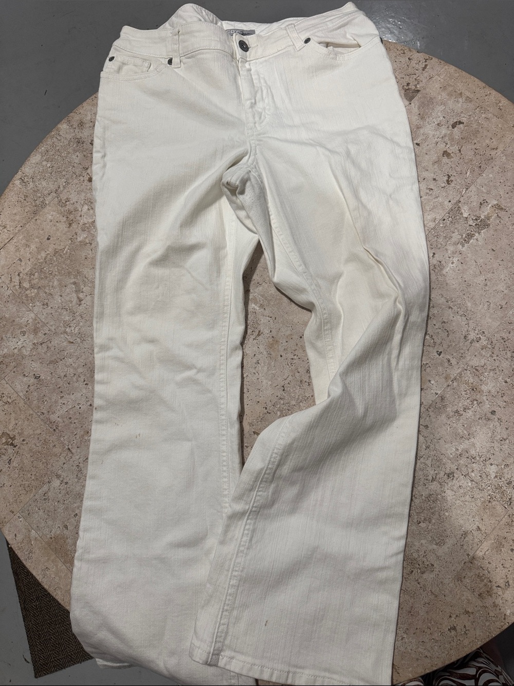 Chico's Off-White Slim Jeans